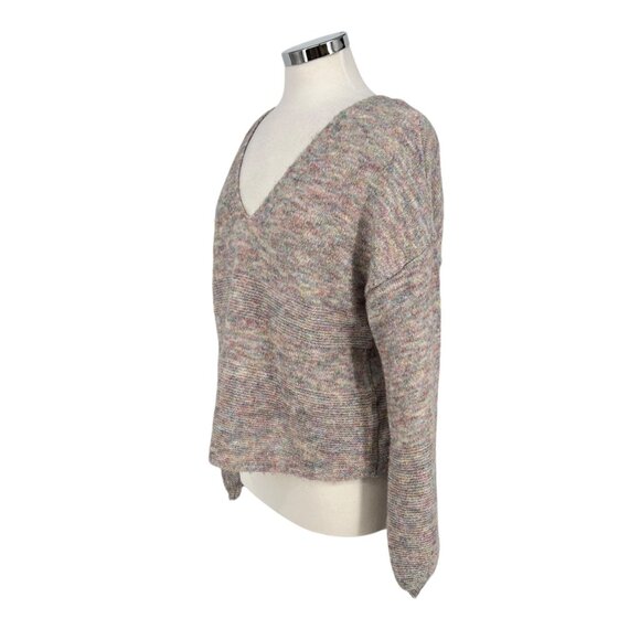 Gentle Fawn V-Neck Sweater Pink Blue Multicolor Size Small - Picture 4 of 11